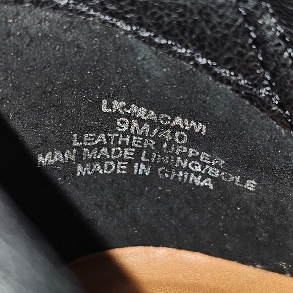 Lucky Brand Macawi Ankle Bootie Womens 9 Black Suede Wedge Square Toe Casual - Picture 15 of 16